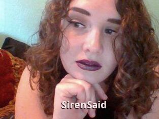 SirenSaid