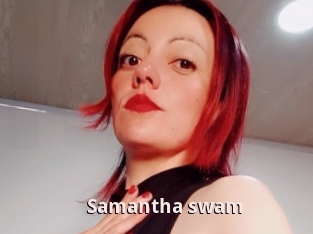 Samantha_swam